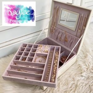 Pink Floral Smocked off the Shoulder Top